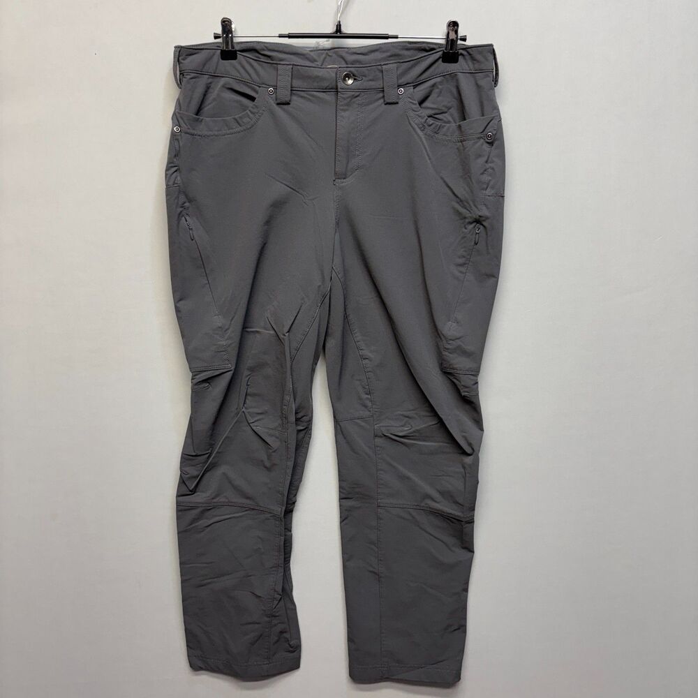 Duluth Trading Women Flexpedition Slim Leg Pants Size 16x29 Gray C098 -11